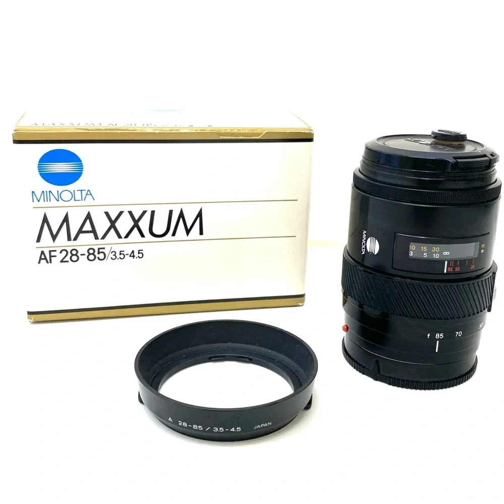 Minolta MAXXUM AF 28-85mm F/3.5-4.5 Macro Alpha Mount Lens in Box